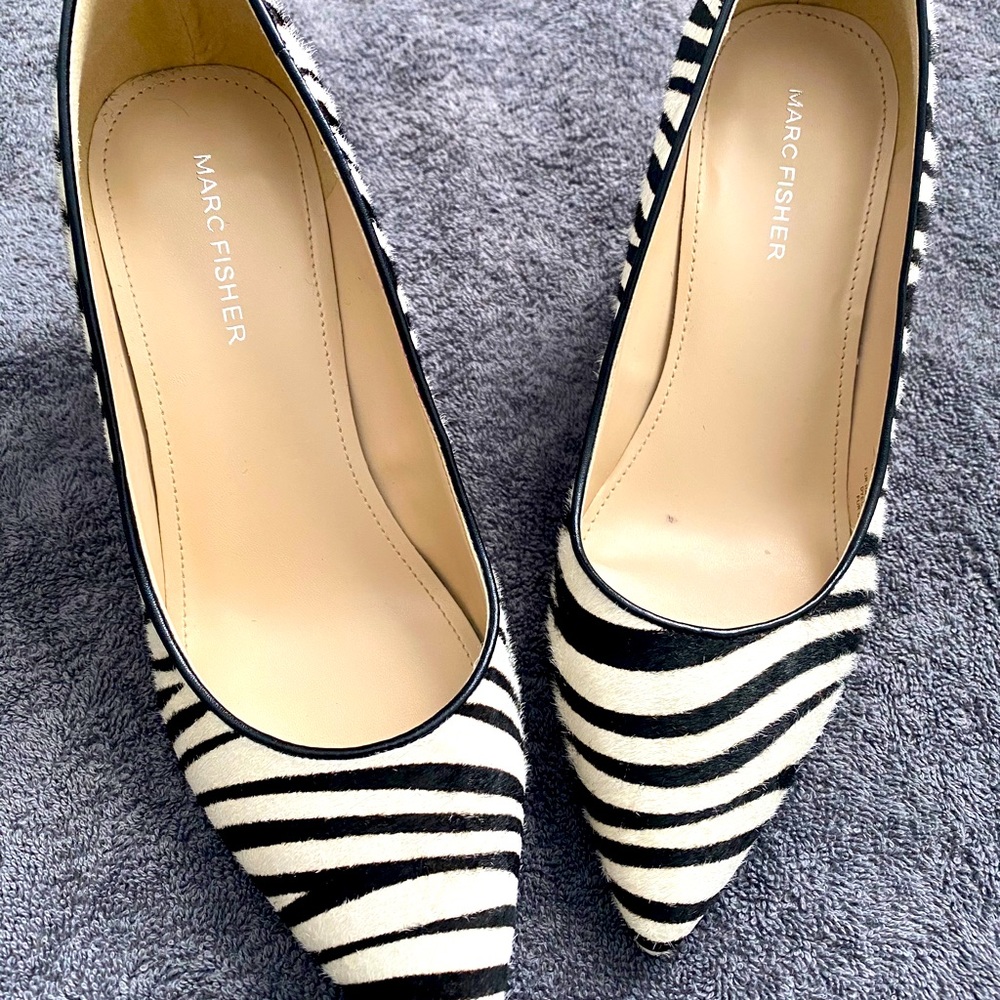 Marc Fisher Zebra heels